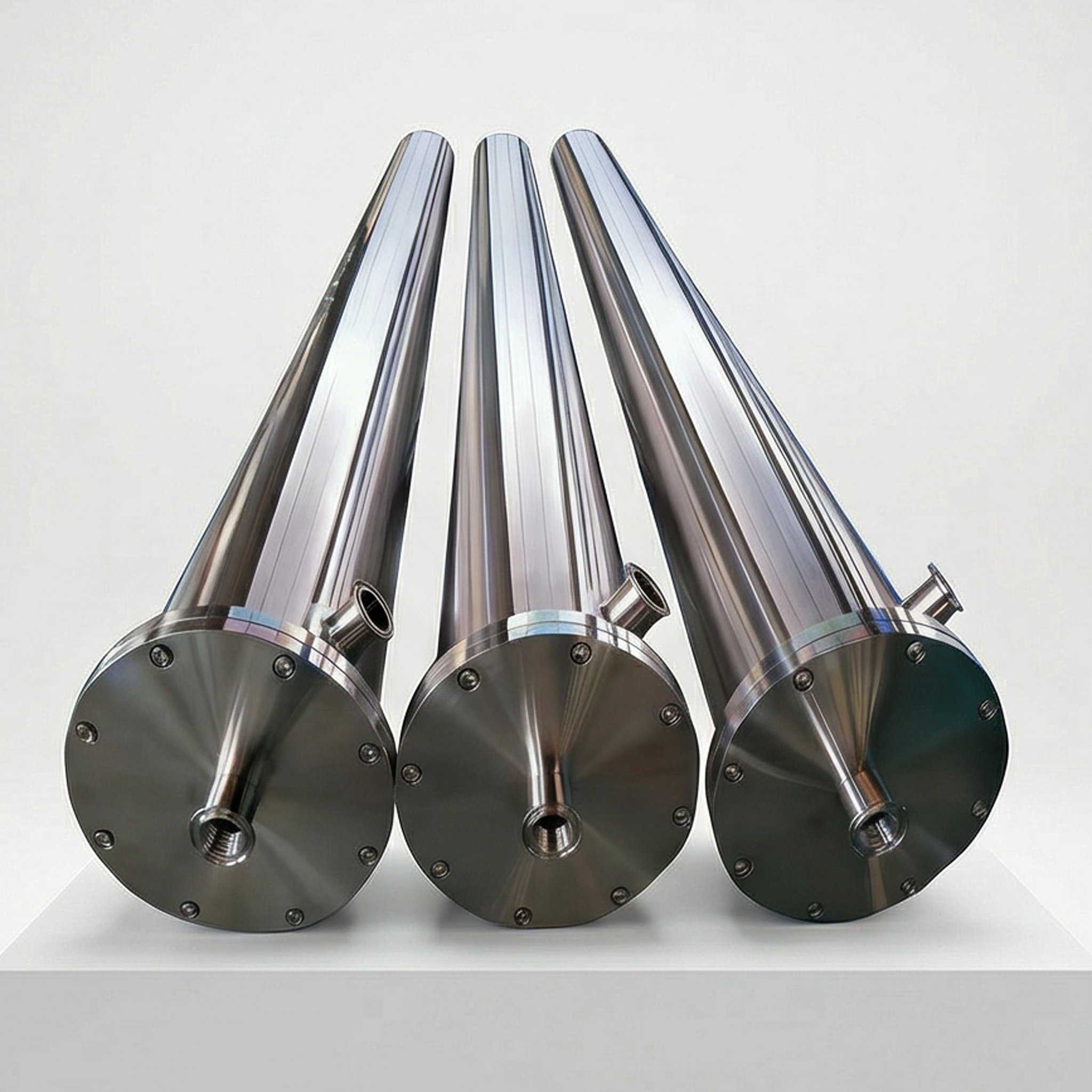 High Pressure 316L Stainless Steel Flanged Membrane Housing 300-1000 PSI for Industrial RO and Desalination