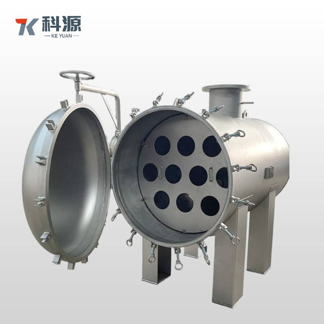 Pharmaceutical & Food Grade Horizontal Sanitary High-Flow Filter (Stainless Steel)