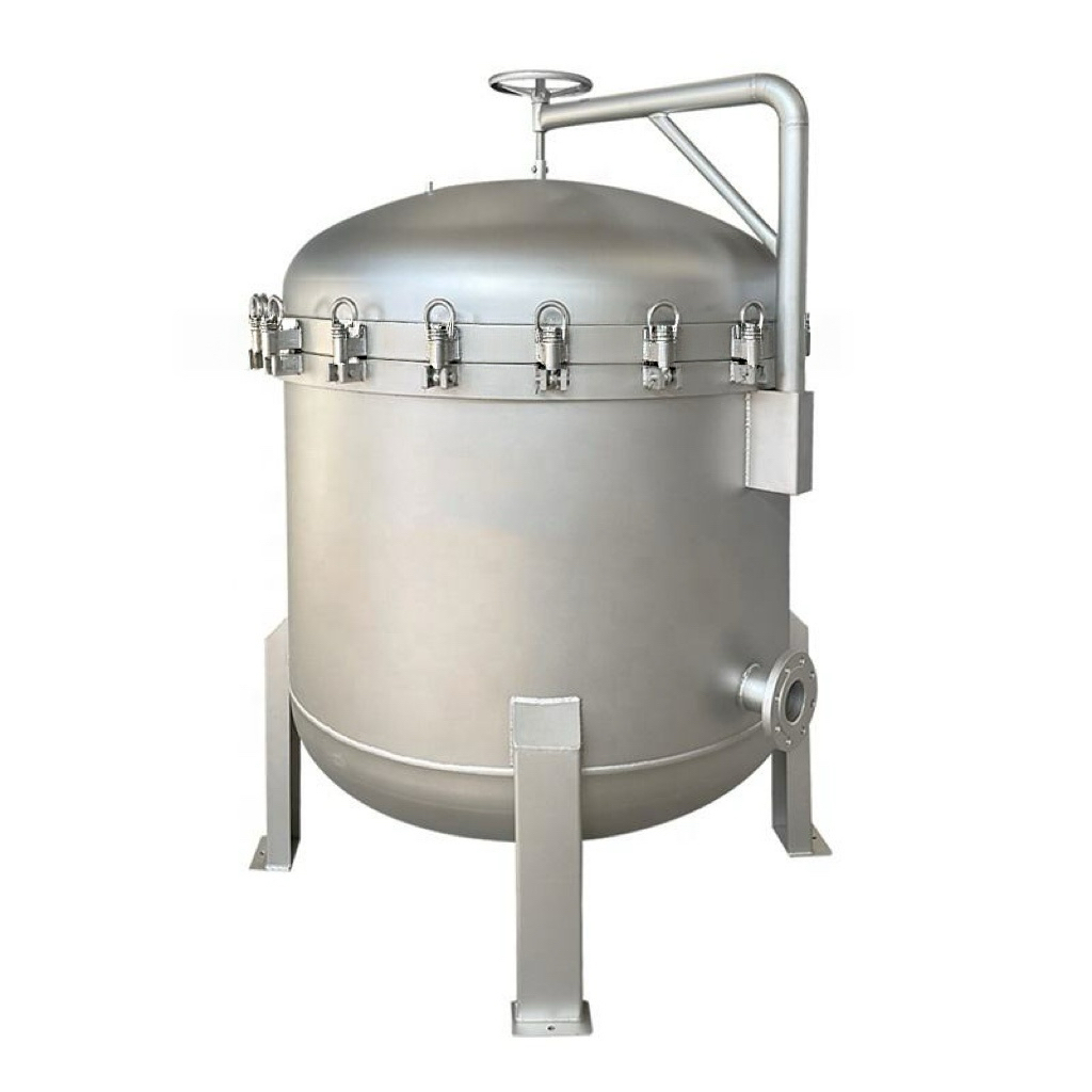 Compact Multi Bag Filter Unit with Stainless Steel Construction, Multiple Bag Sizes, and Low Hold-Up Volume for Cost-Effective Filtration