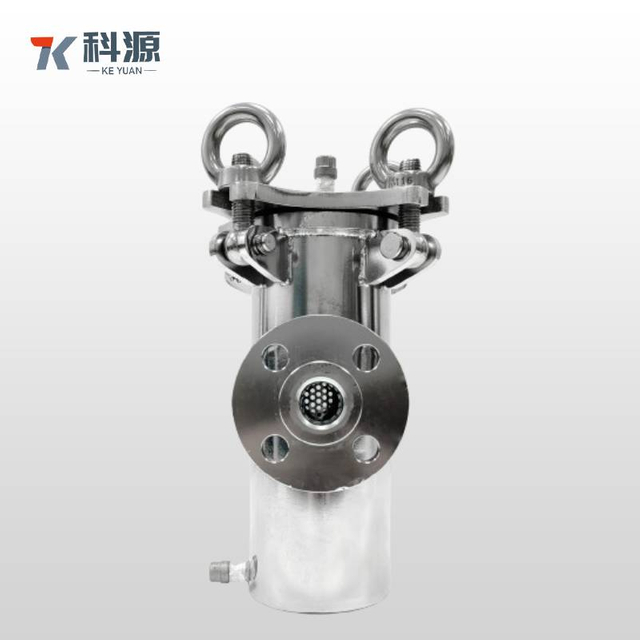 ASME Certified Stainless Steel Basket Filter Pressure Vessel with Differential Pressure Gauge for Filter Condition Monitoring