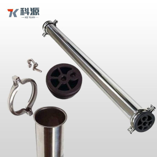 High Pressure 316L Stainless Steel Membrane Pressure Vessel 300-1000 PSI for Seawater Desalination and Industrial RO Systems