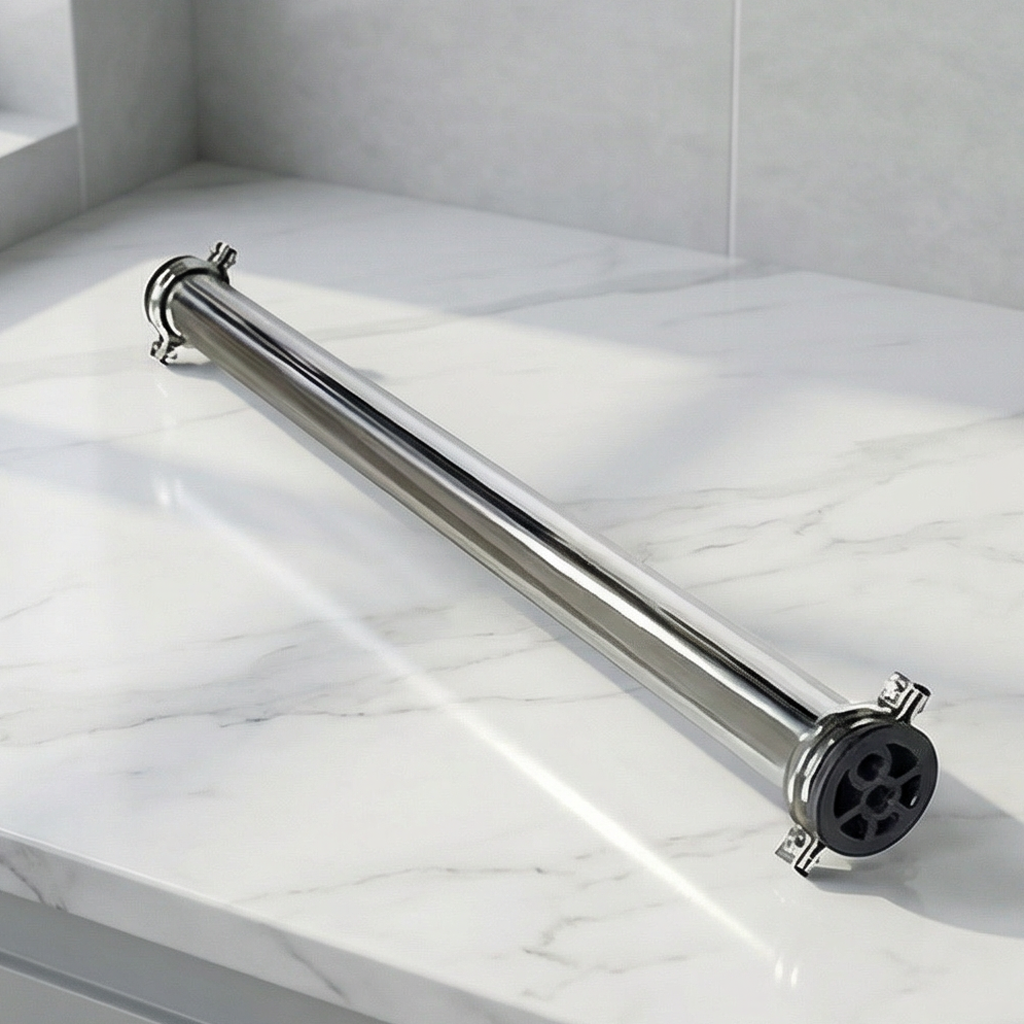 ASME Code Stainless Steel Pressure Vessel for RO Membranes, Custom Lengths 1-8 Elements for Commercial and Industrial Applications