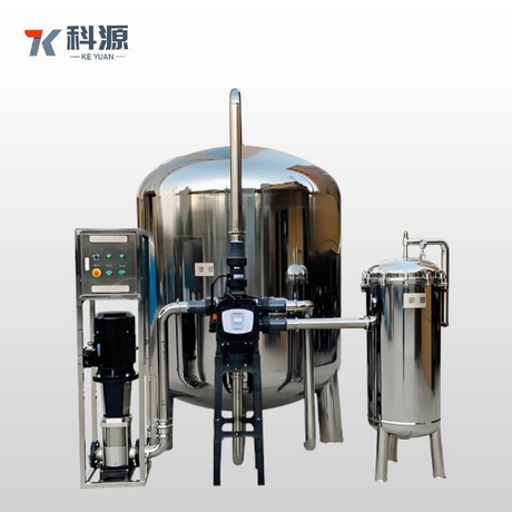 High Flow Stainless Steel Pressure Multi-Media Filter Vessel 24" to 96" Diameter for Industrial Pre-Treatment and RO System Protection