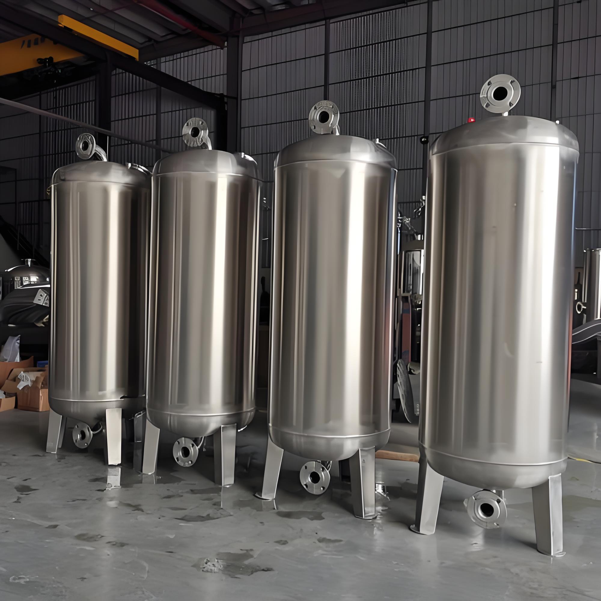 Customized Stainless Steel Multi-Media Filter for Specific Water Quality Conditions with Optimized Media Combination and Layer Height