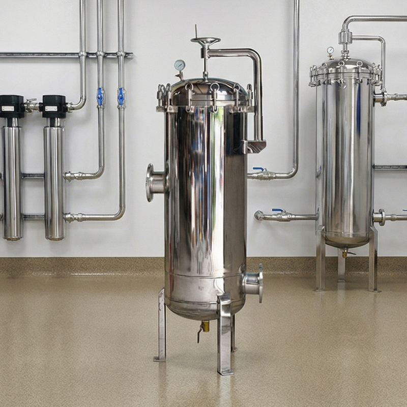 Water Treatment Stainless Steel Precision 10um High Flow Cartridge Filter