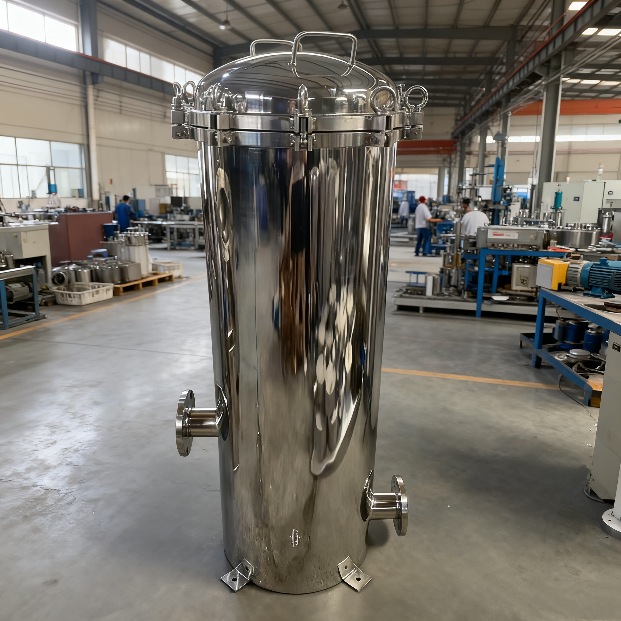 Food Grade Quick Open Stainless Steel Precision Filter Without Supporting Leg