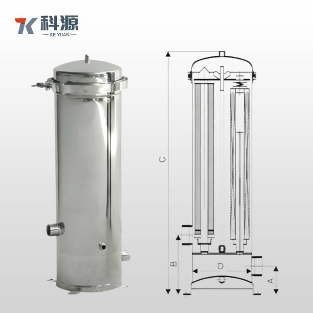Factory Price Industrial Filtration Equipment Stainless Steel Filter Tri-clamp Precision Filter 1-Year Warranty for Water Treatment Filtration Application 