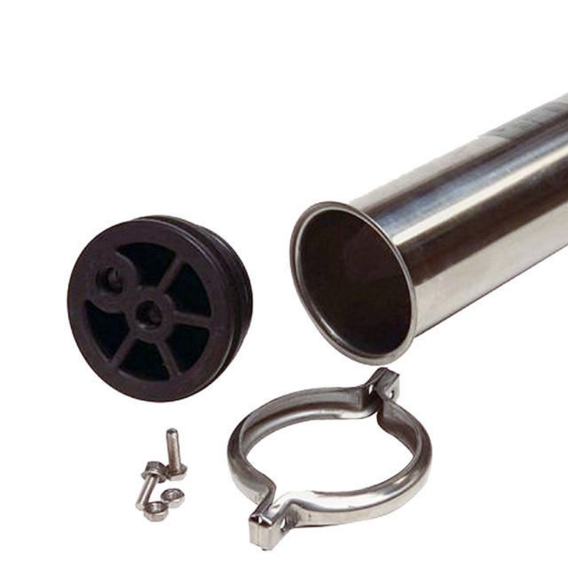 High Pressure 316L Stainless Steel Membrane Pressure Vessel 300-1000 PSI for Seawater Desalination and Industrial RO Systems