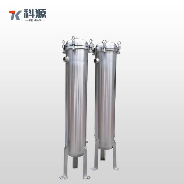 304 SS Precision Filter Quick Open Type with Supporting Leg for Water Treatment