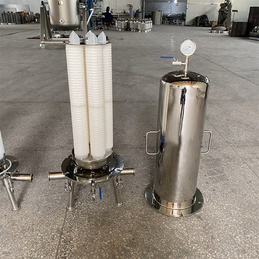 316L Stainless Steel Sanitary Precision Filter with Quick Open Design