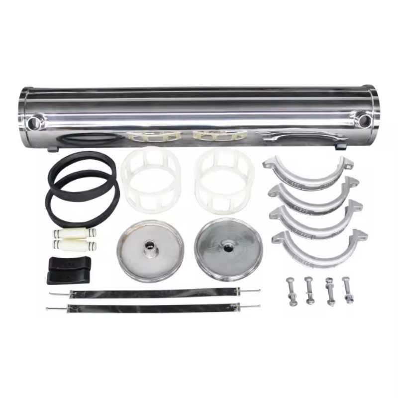 High Pressure Coupling Type Stainless Steel RO Vessel with Bevel Seat Design for Leak-Free Performance up to 150 PSI