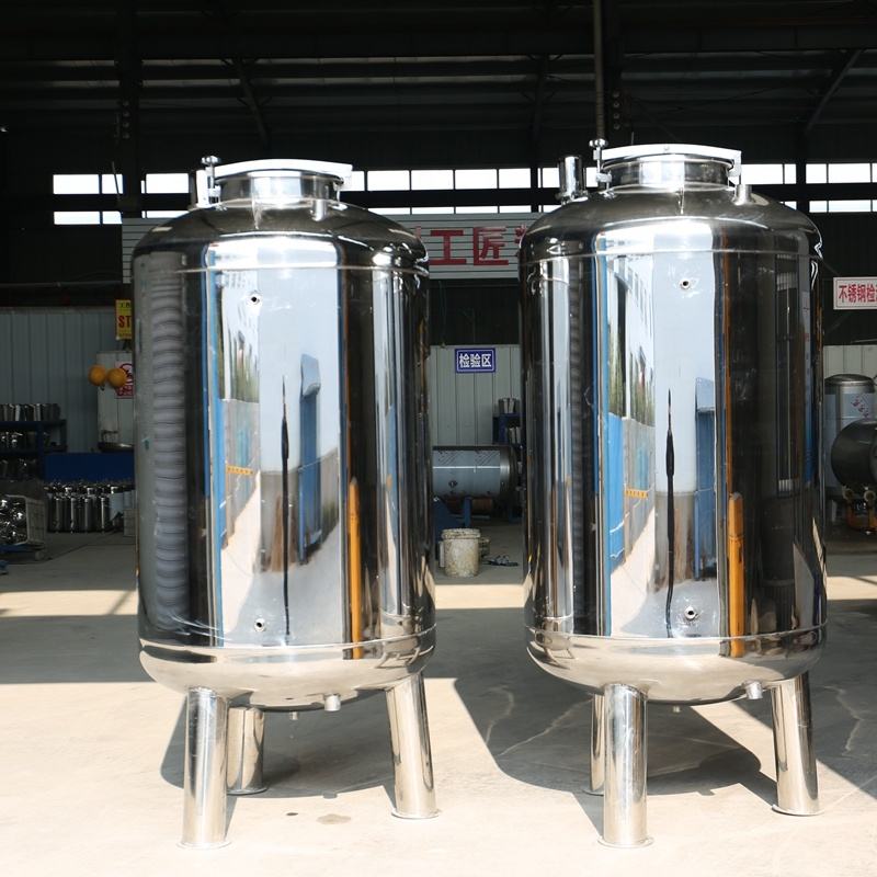 Durable Single-Layer Stainless Steel Sterile Storage Tank For Food & beverage industry