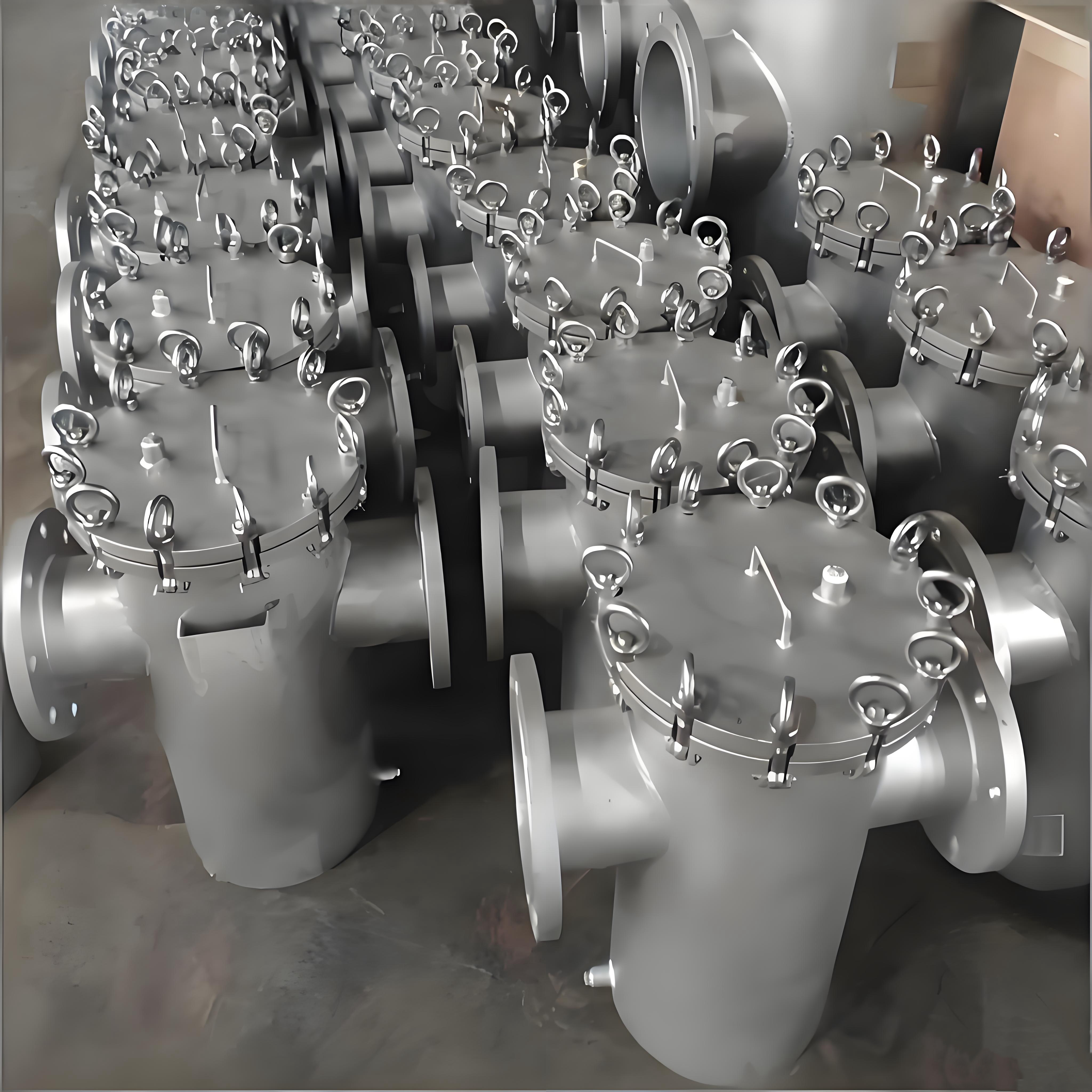 Sanitary Stainless Steel Basket Filter with Fine Mesh Screen for Food, Beverage and Pharmaceutical Process Protection