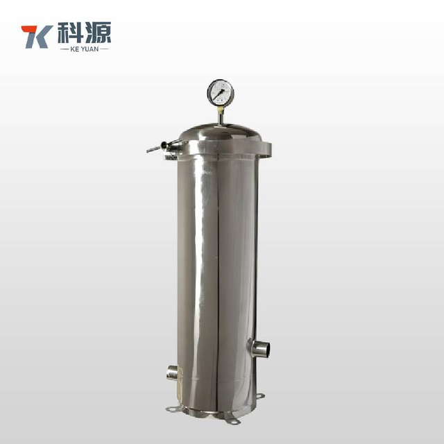 High Flow Tri-Clamp Stainless Steel Precision Filter with Large Diameter Cartridges and Low Pressure Drop Design