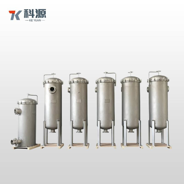 Vertical 304/316L Stainless Steel High Flow Filter for Water Treatment Applications
