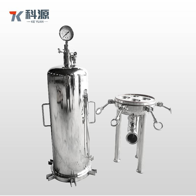Factory Price Sanitary Food Grade Stainless Steel SS304/316L Single Multi Core Micro Filter for Chemical Industry Beverage and Juice