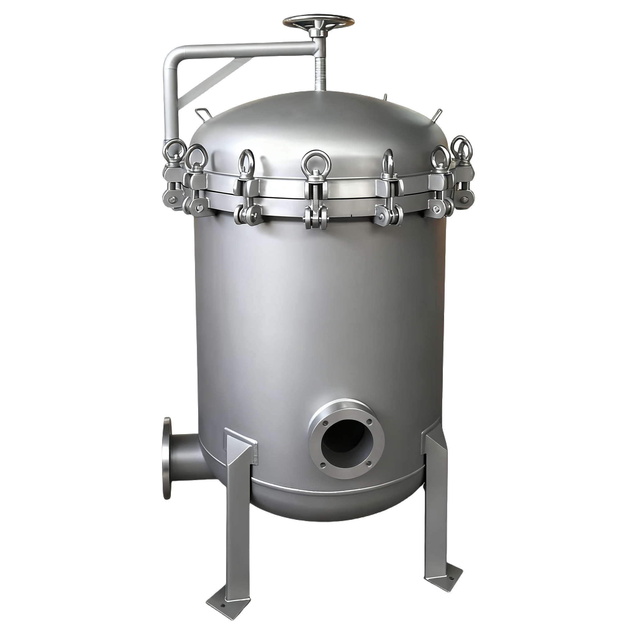 Customizable Sanitary Stainless Steel 304/316L Multi Bag Filter Housings OEM Options Available for Food, Pharma & Petrochemical