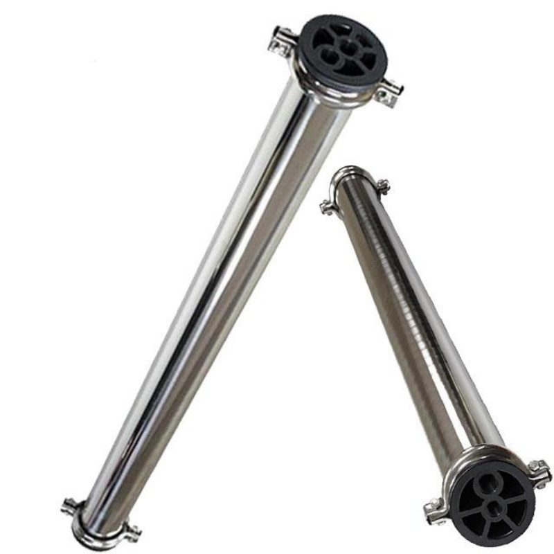 Industrial Stainless Steel RO Membrane Housing 4" 8" 4040 8040 for Water Treatment Systems with ANSI 61 Certification