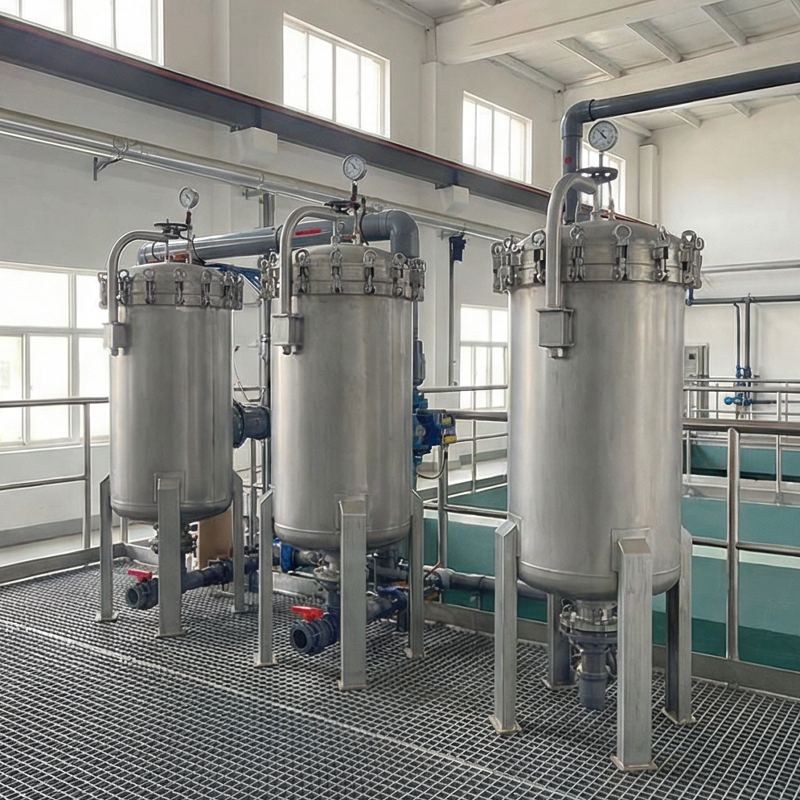 Rocker Arm Equipped Quick Open Stainless Steel Precision Filter for Chemical Industry