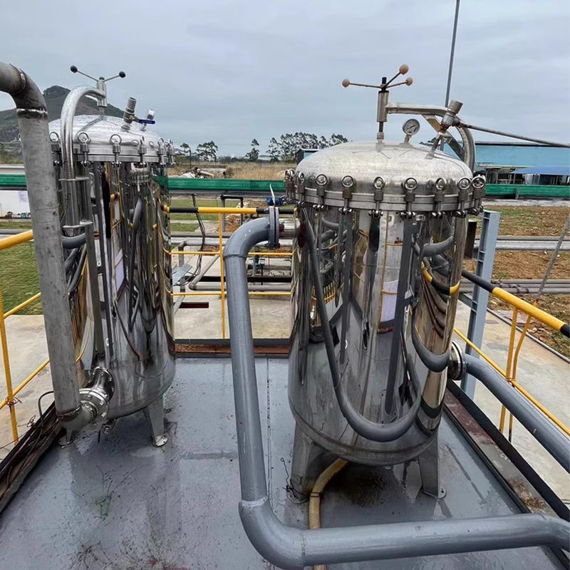 Industrial Quick Open Precision Filter with Rocker Arm - Stainless Steel Material