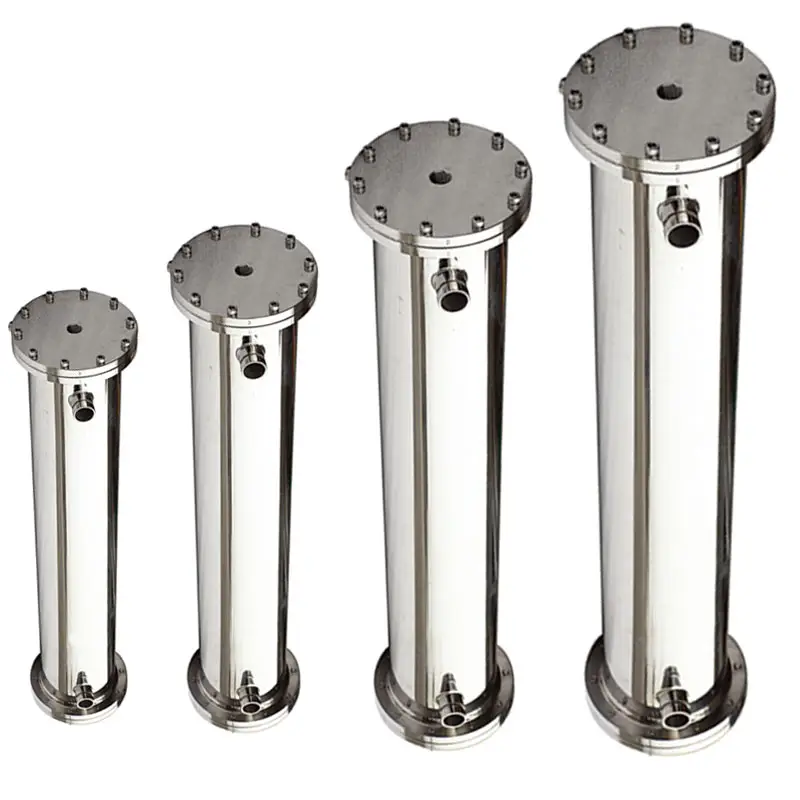 Sanitary Stainless Steel Flange RO Housing with Tri-Clamp Compatible Design for Food Pharmaceutical Applications