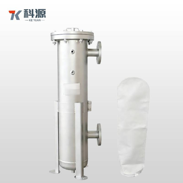 Sanitary 304 316L Stainless Steel Single Bag Pressure Filter Housing with Easy Change Bag for Pharma & Beverage