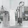 FDA & Sanitary Compliant Single Bag Filter with Stainless Steel Quick Release Cover for Food Grade Liquid Processing