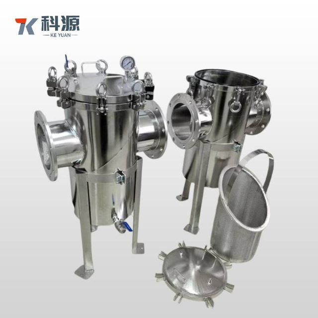 Stainless Steel Basket Filter - High Precision Filtration for Industrial Water Treatment