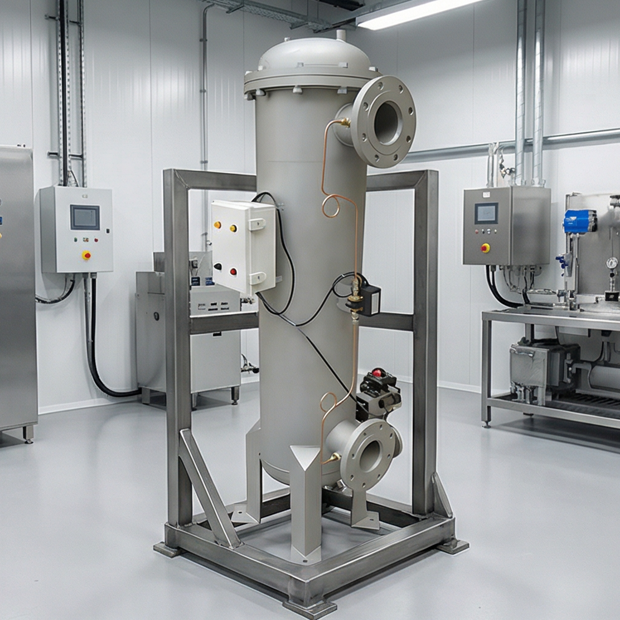 Fully Automatic Stainless Steel Self-Cleaning Filter with PLC Control and Backwash System for Continuous Industrial Water Treatment