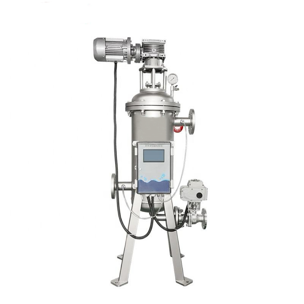 Fully Automatic Stainless Steel Self-Cleaning Filter with PLC Control and Backwash System for Continuous Industrial Water Treatment