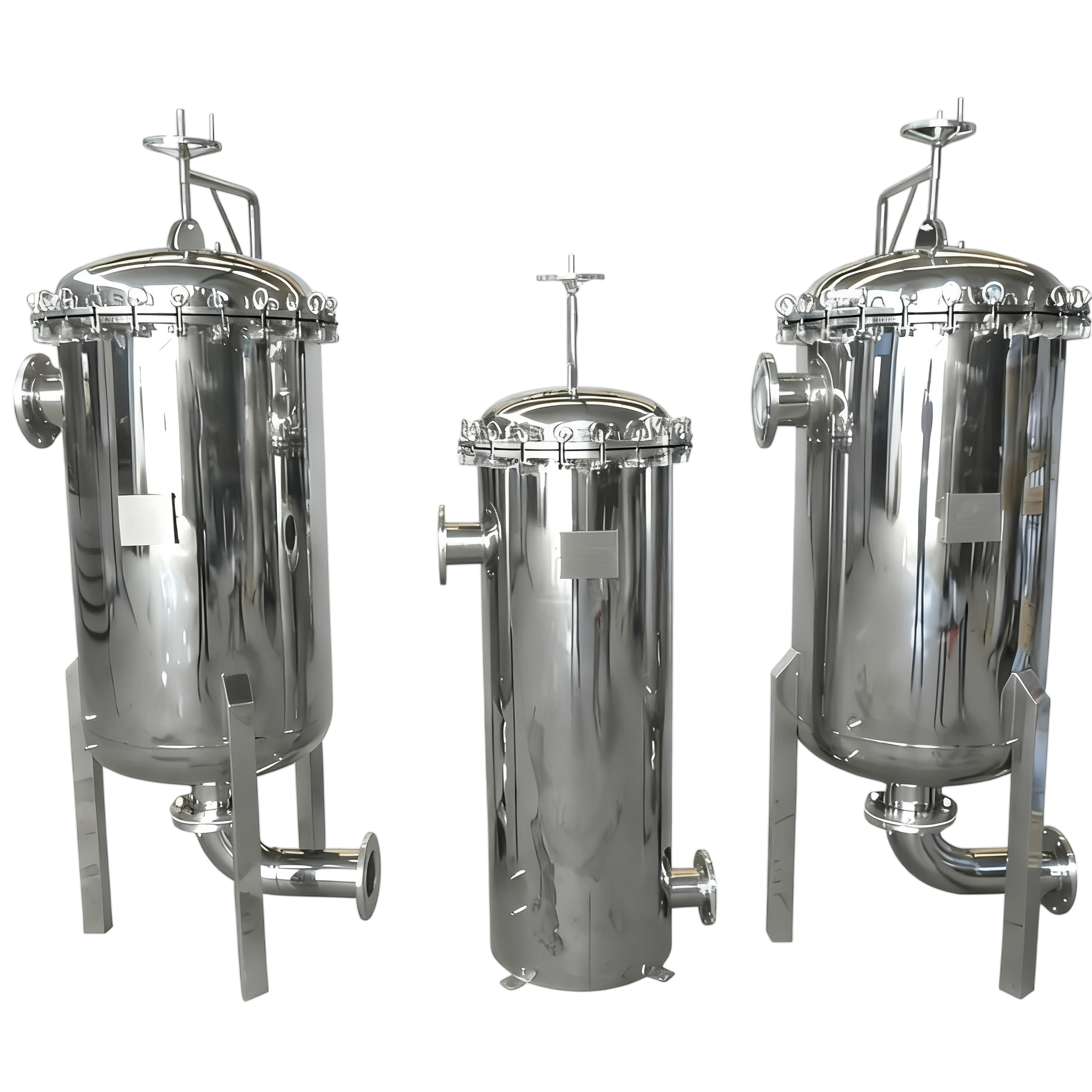 Easy-Maintenance SS Precision Filter Quick Open Type with Rocker Arm