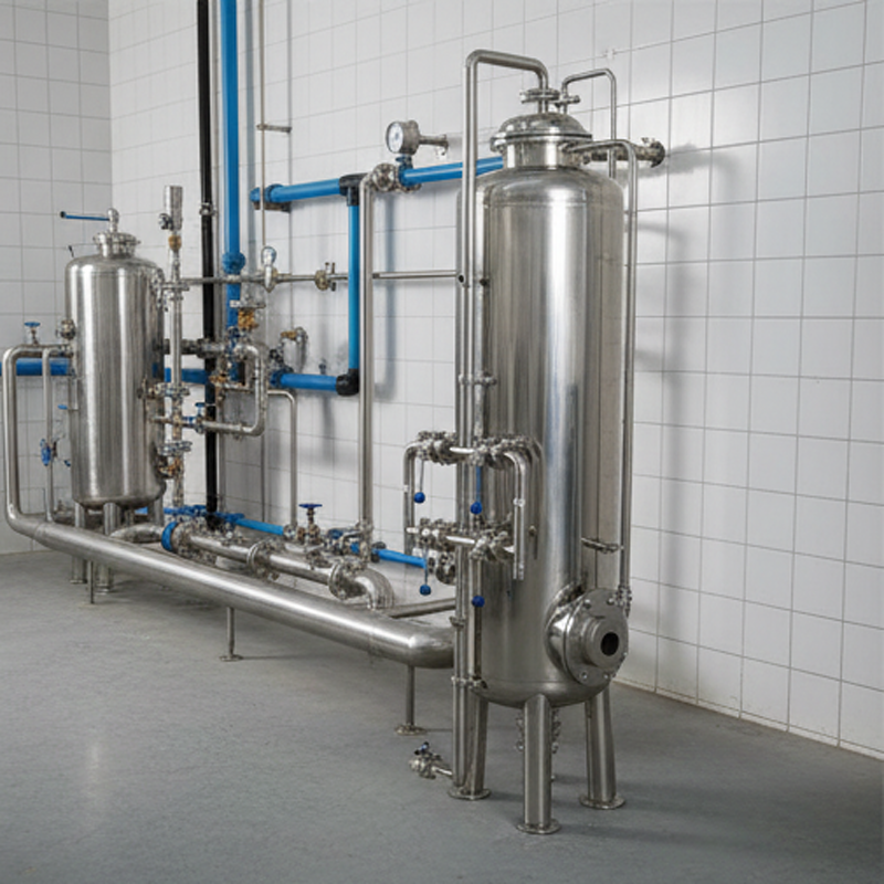 High Flow Stainless Steel Pressure Multi-Media Filter Vessel 24