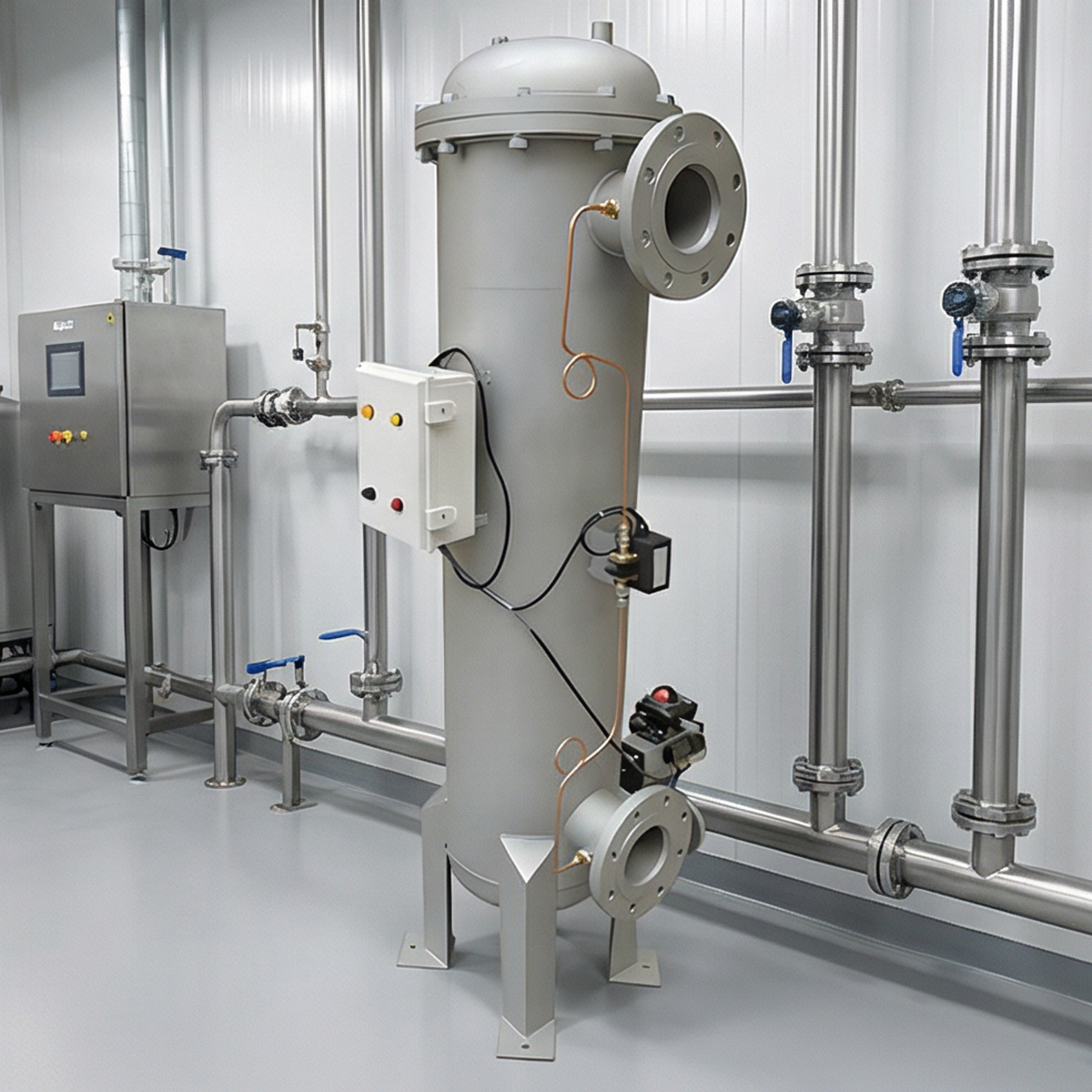 Energy Efficient Stainless Steel Automatic Filter with Low Pressure Drop and Minimal Power Consumption for Sustainable Operations