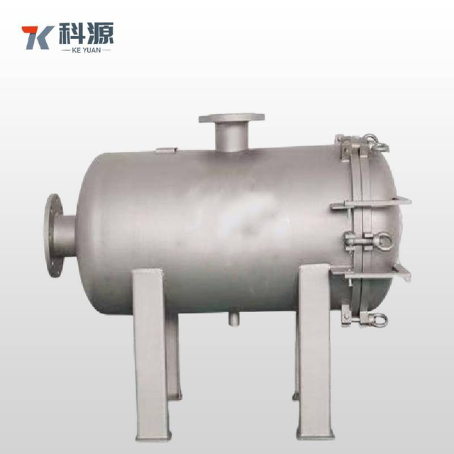 304/316L Stainless Steel Horizontal High-Flow Filter 10 Bar Pressure Rated