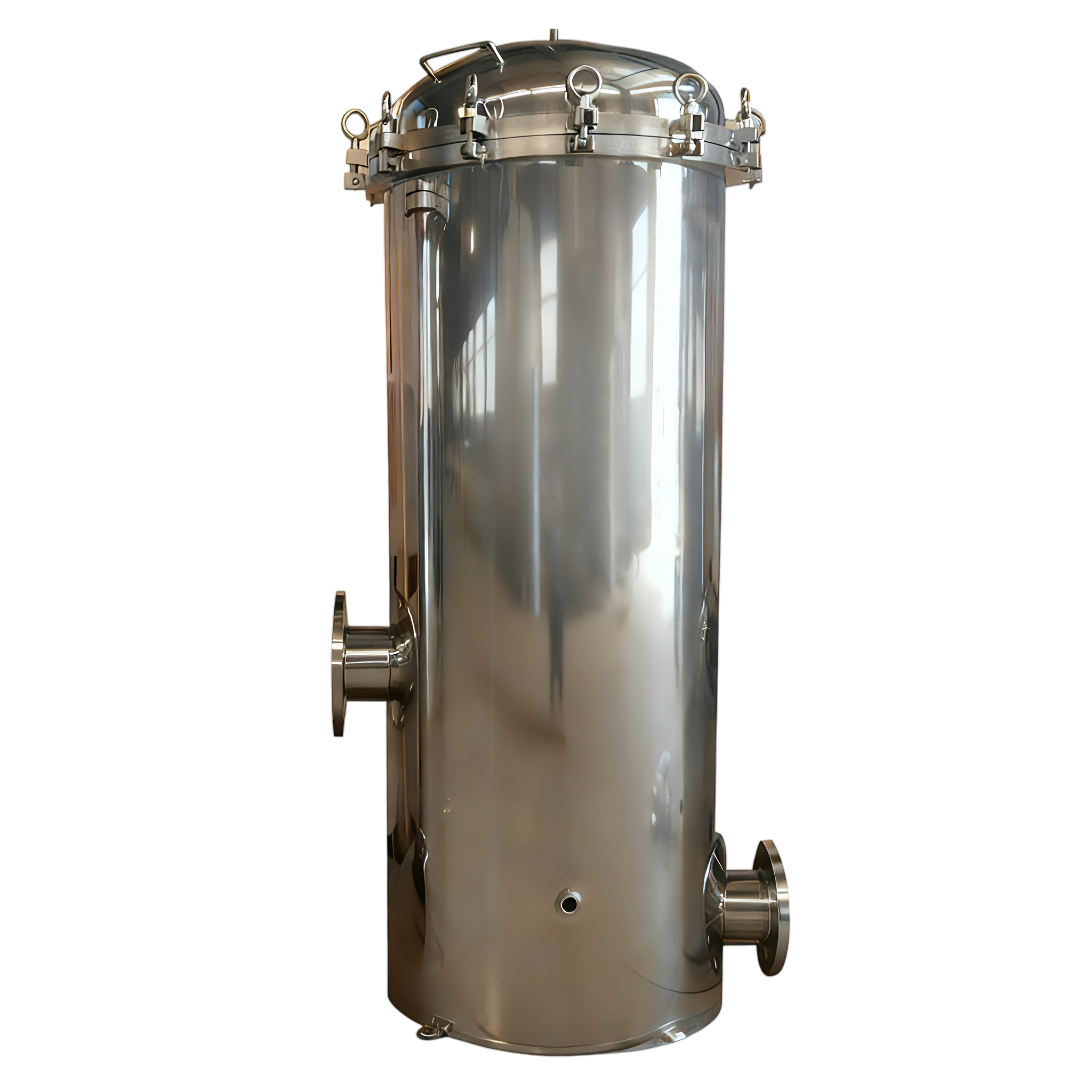 Easy-Mount Quick Open Stainless Steel Precision Filter Without Supporting Leg