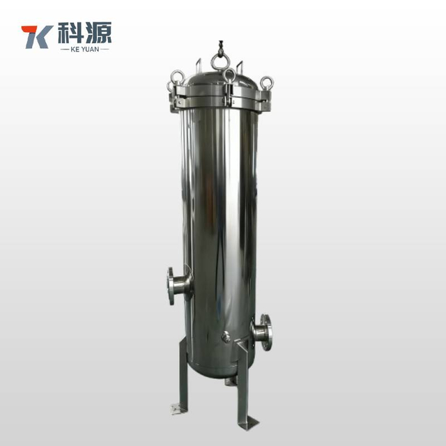 Factory Price Industrial Filtration Equipment Stainless Steel 304 316L Quick Open Precision Cartridge Filter Housing With Supporting Leg 
