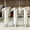Industrial Stainless Steel Single Bag Filter for High Flow Liquid Filtration in Chemical, Food & Water Treatment Applications