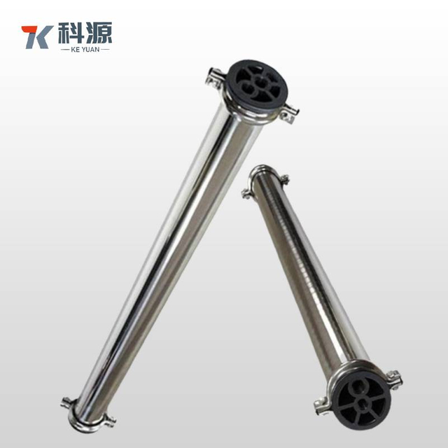 Compact Stainless Steel RO Membrane Housing for Point-of-Use Systems, Residential and Small Commercial Water Filtration