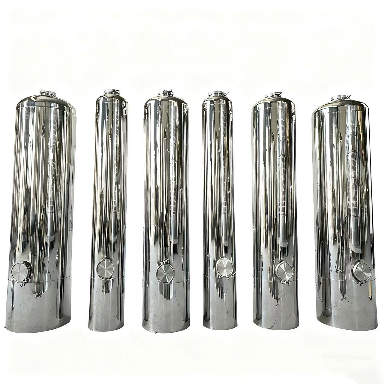 Industrial Stainless Steel Water Softener Tank with Resin Bed and Control Valve for Hard Water Treatment and Scale Prevention