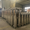 Factory Price Industrial Filtration Equipment Stainless Steel 304 316L Quick Open Precision Cartridge Filter Housing With Supporting Leg 
