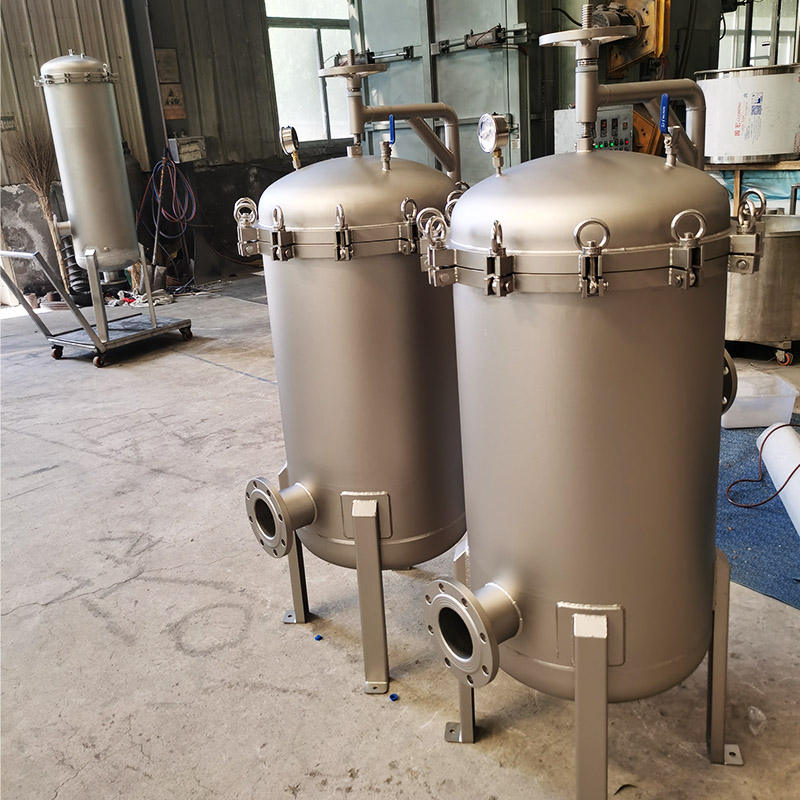 Industrial Stainless Steel High Flow Filter Cartridge Housing 20" 30" 40" for Large Volume Water Treatment with 100-500 GPM Flow Rate