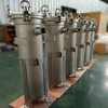 Compact Single Bag Filter Unit in Polished Stainless Steel for Paint, Adhesive, Cosmetics & Process Liquid Filtration