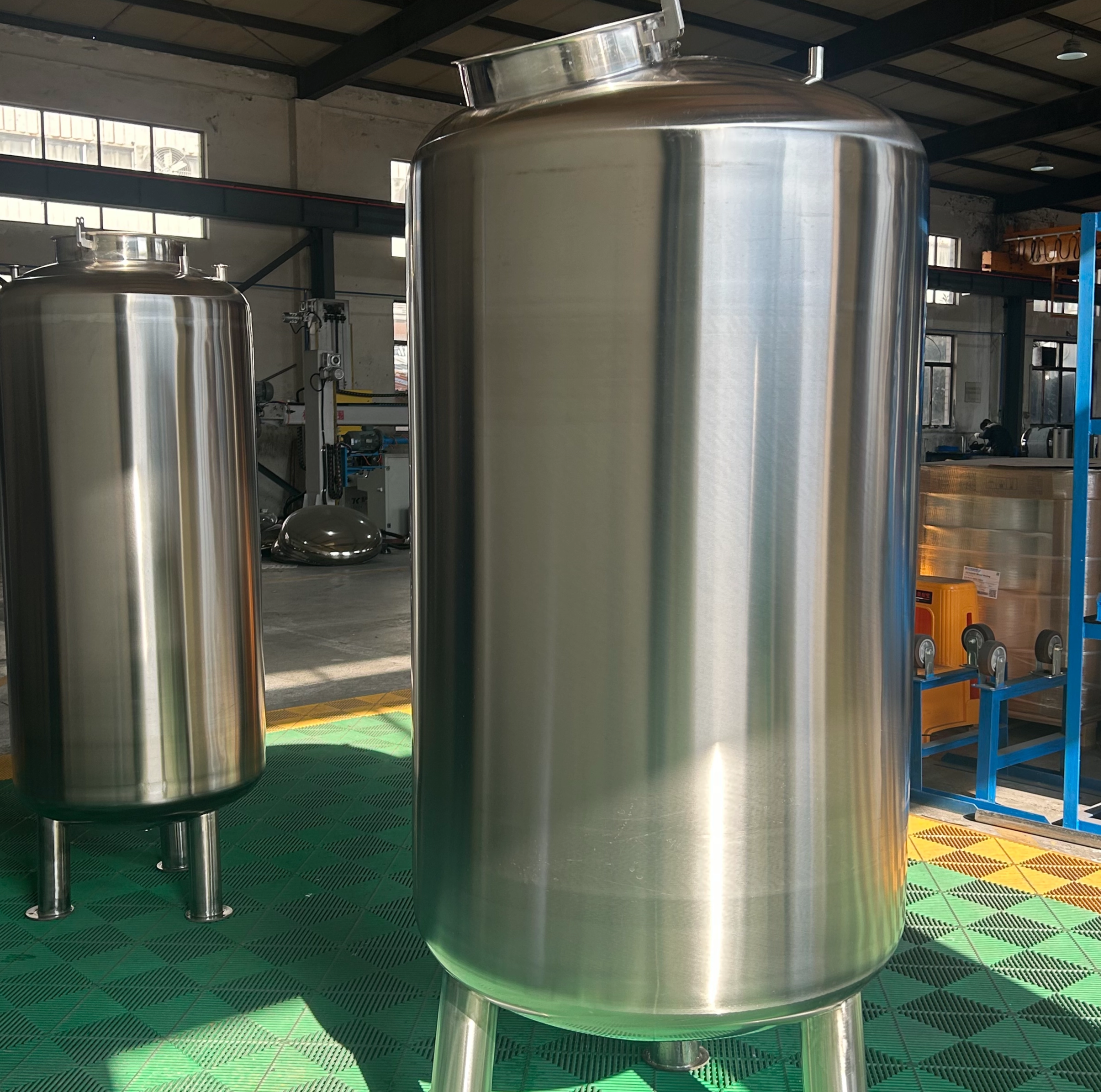 High-Cleanliness Stainless Steel Single-Layer Sterile Tank For RO System Water Storage