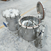 Sanitary Stainless Steel Basket Filter with Fine Mesh Screen for Food, Beverage and Pharmaceutical Process Protection