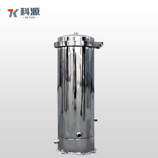 Sanitary 316L Stainless Steel Tri-Clamp Precision Filter Housing with 0.1-100 Micron Cartridges for Pharmaceutical & Food Industry