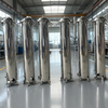 Factory Price Industrial Filtration Equipment Stainless Steel 304 316L Quick Open Precision Cartridge Filter Housing With Supporting Leg 