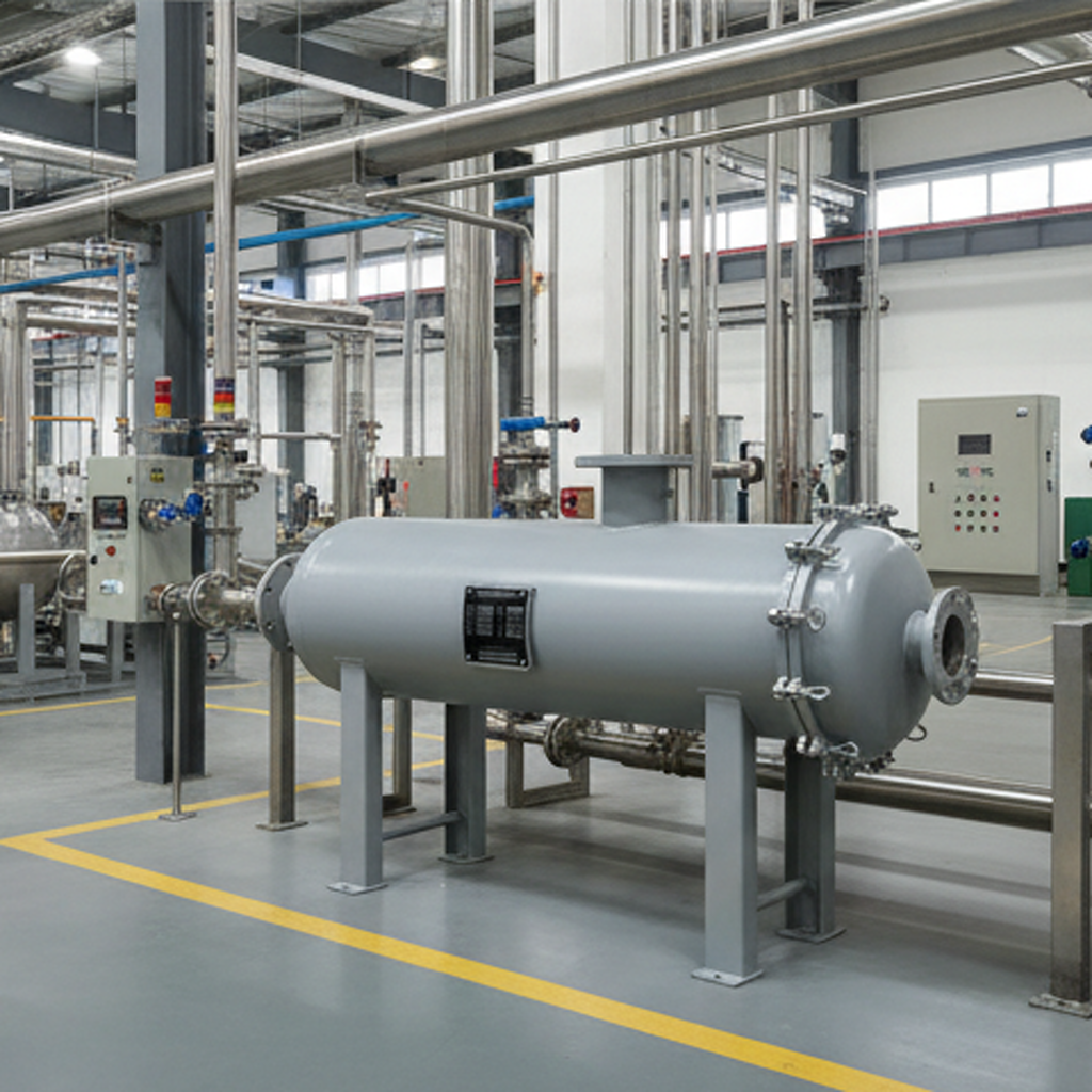 Vertical and Horizontal Stainless Steel High Flow Filter Designs for Different Installation Requirements in Industrial Plants