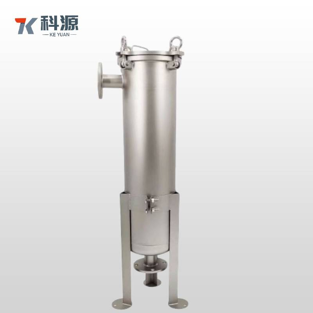 Heavy Duty Corrosion Resistant Single Bag Filter System with Stainless Steel Housing for Oil, Coolant & Wastewater