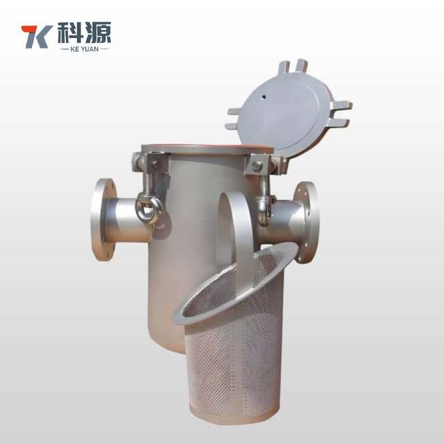 High Pressure Stainless Steel Basket Filter Vessel with Quick Opening Cover for Easy Basket Cleaning and Inspection