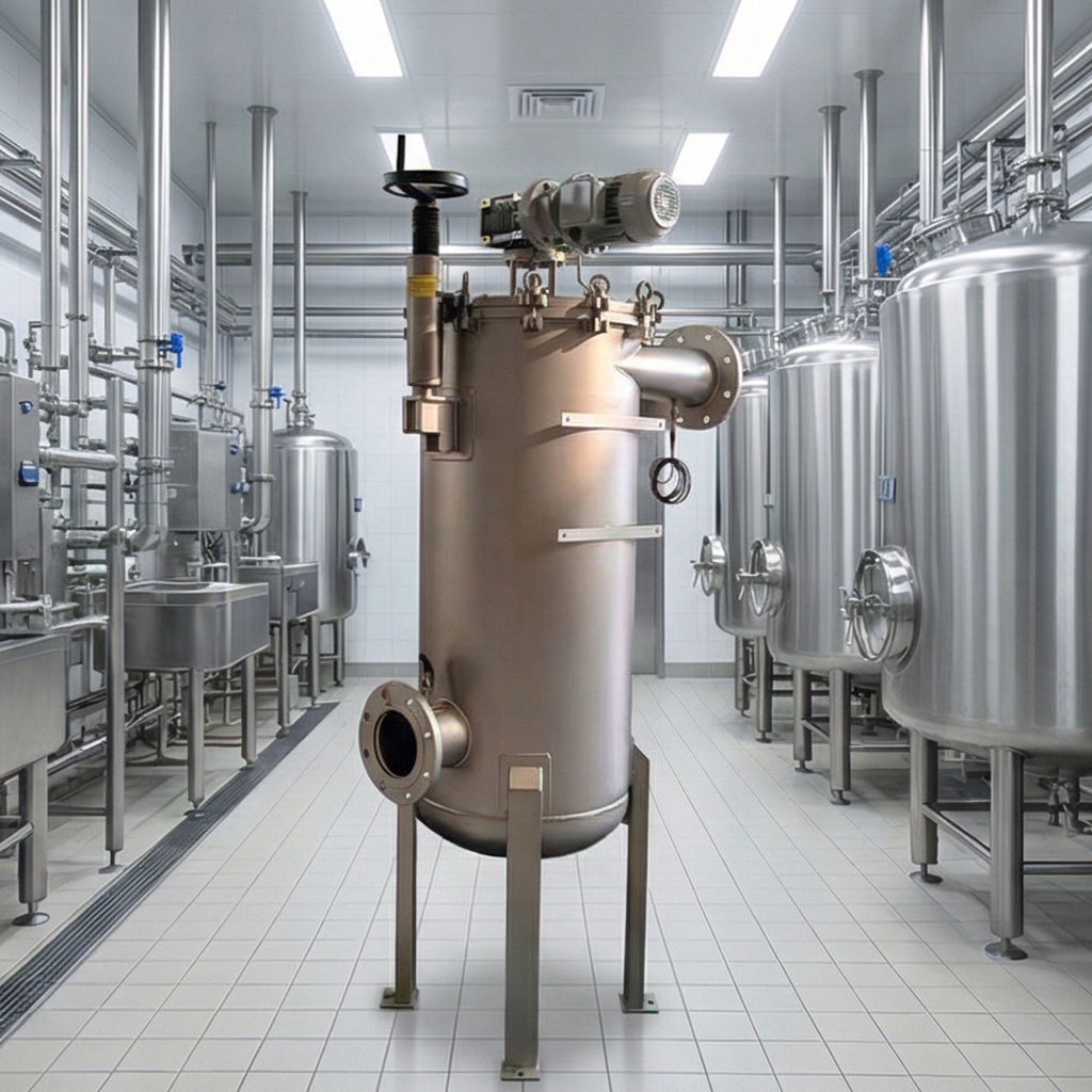 Fully Automatic Stainless Steel Self-Cleaning Filter with PLC Control and Backwash System for Continuous Industrial Water Treatment